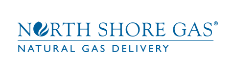 North Shore Gas. Authorized participating contractor, rebate program.